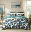 Cupocupa Duvet Cover King Size Set Boho Floral Pattern King Duvet Cover Set by CupocupaHomeCollection
