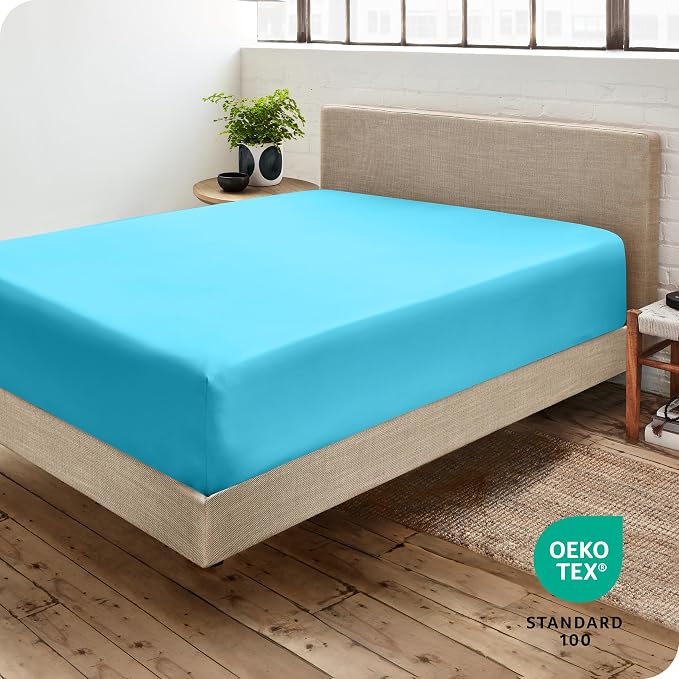 Bare Home Fitted Bottom Sheet Twin Size - Image 4