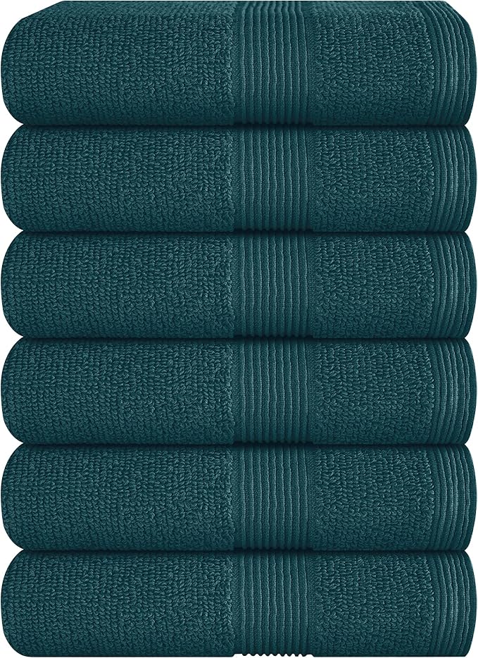 Belizzi Home Ultra Soft 6-Piece Hand Towel Set 16x28-100% Ringspun Cotton by Unknown