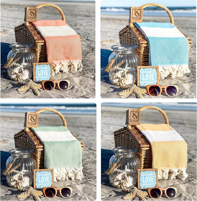 Turkish Beach Towels Oversized Clearance XL 40x71- Sand Free Beach Towel- 100% - Image 2