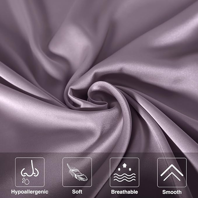 Mulberry Silk Pillowcase for Hair and Skin, Cooling Silk Pillow Case - Image 2