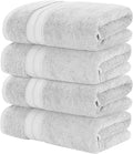Modern Threads 4-Pack SpunLoft Bath Sheet Grey 35x66 by ModernThreads