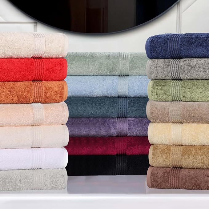 Superior Egyptian Cotton 3-Piece Towel Set, Basic Towels - Image 9