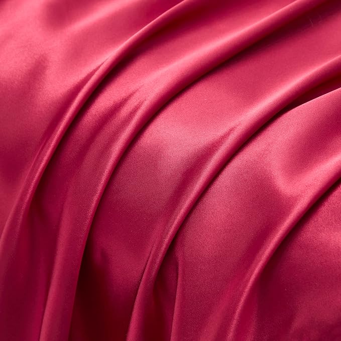 Satin Pillowcases with Zipper （20x30）, Queen Size Pillowcases Set of 2 - Image 4