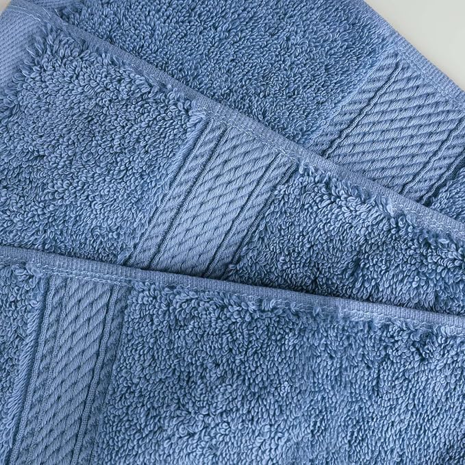Superior Egyptian Cotton Pile Bath Towel Set of 4, Ultra Soft Luxury Towels - Image 5