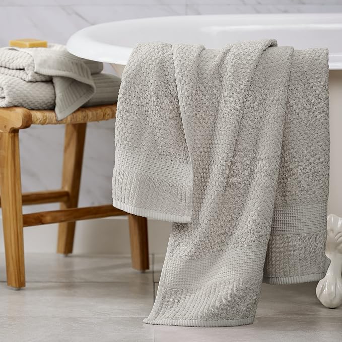 NY Loft 100% Cotton Hand Towel 6 Pack | Super Soft & Absorbent Quick-Dry Hand - Image 8