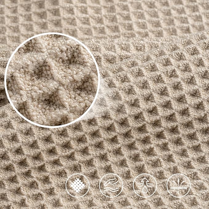 POLYTE 430 GSM Microfiber Oversize Quick Dry Lint Free Bath Towel, 60 x 30 in - Image 5