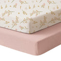 Konssy Muslin Mini Crib Sheets, 100% Soft Cotton Pack and Play Sheets by Konssy