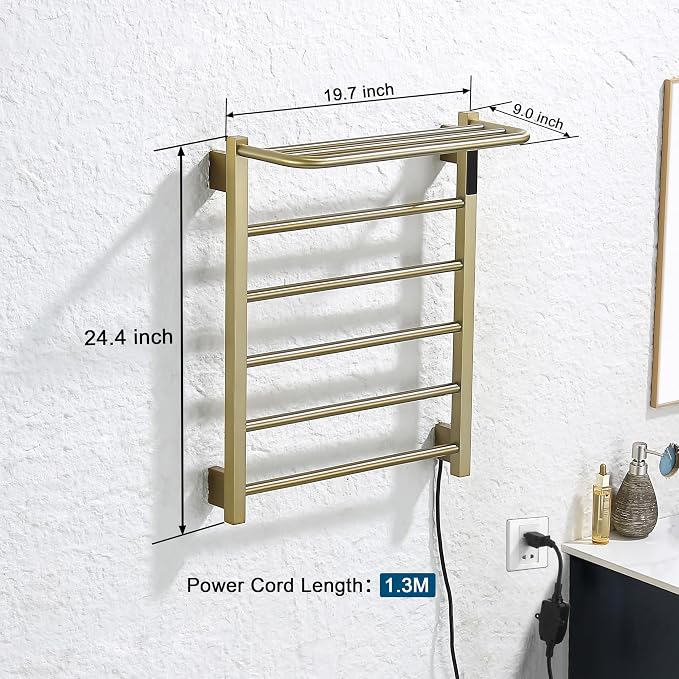 Heated Towel Racks for Bathroom, Hot Towel Warmer - Image 6
