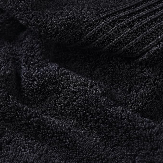 Superior Egyptian Cotton 8-Piece Towel Set, Guest Bath Decor Essentials - Image 6