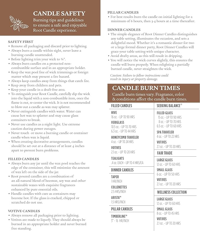Root Candles Scented Candles in Travel Tin 24-Hour Honeycomb Traveler - Image 8