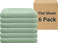ZPECC Bulk Flat Sheets Only Full Size 6 Pack, Easy Sort Top Bed Sheet by by ZPECC-ABrandThatHasBeenFocusedOnBabyProductsFor18Years