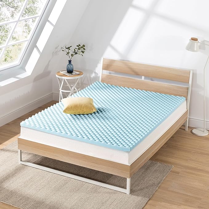 Best Price Mattress 2 Inch Egg Crate Memory Foam, Cooling Gel Infusion - Image 2