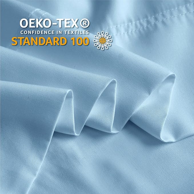 BEDELITE Standard Pillow Cases Set of 2, Rayon Derived from Bamboo, Cooling - Image 5