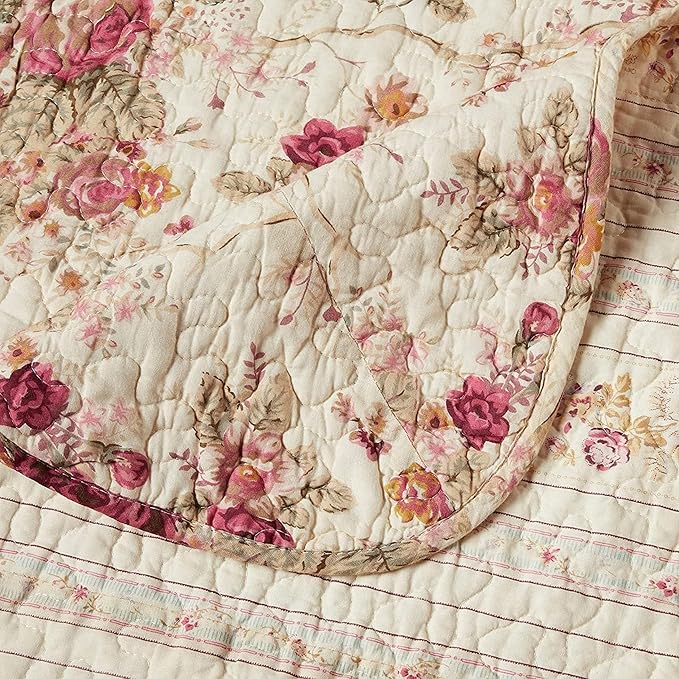Greenland Home Antique Rose Full/Queen Quilt Set - Image 5