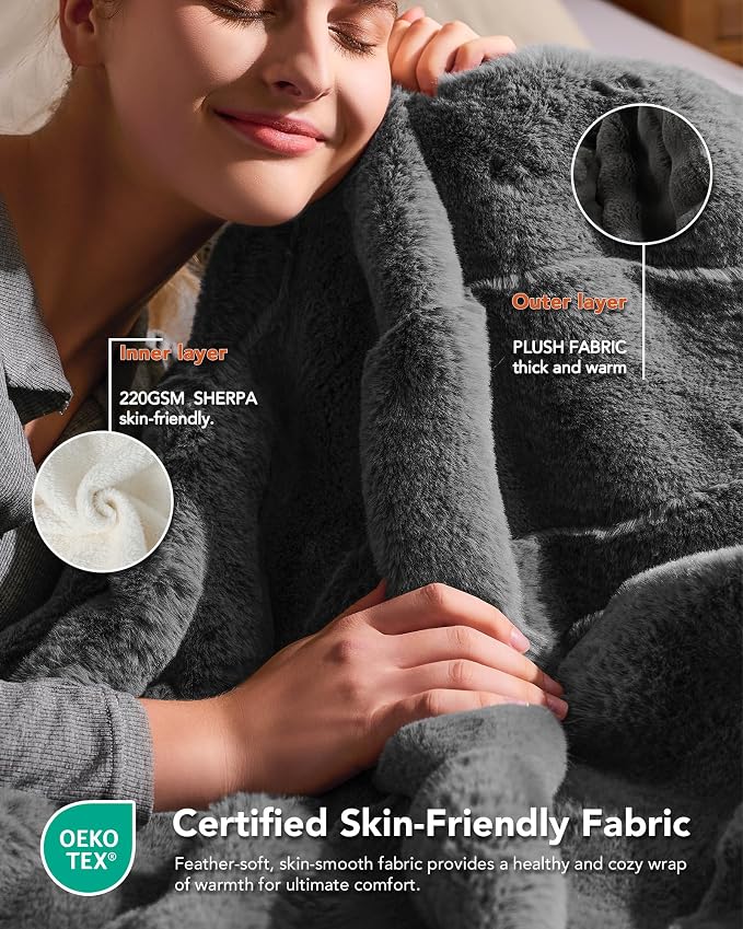 Homemate Heated Blanket Electric Throw - Image 5