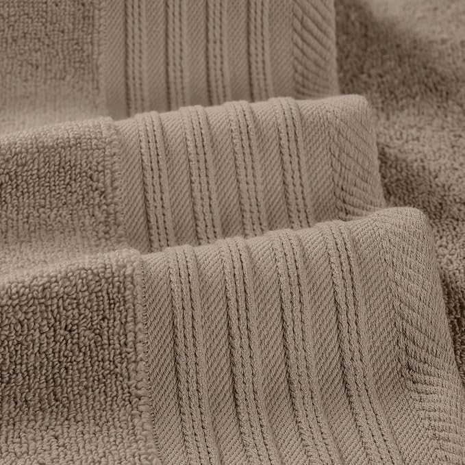 Modern Threads 6 Piece Cotton Bath Towel Set – Ultra Soft 550 GSM Towels – - Image 3