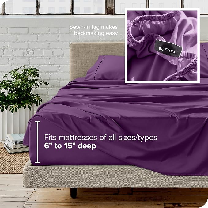 Bare Home California King Sheet Set - Image 5