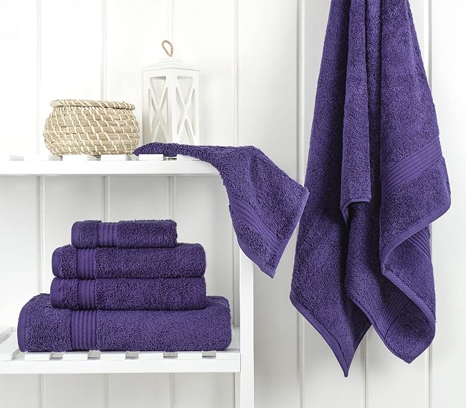 Cotton Paradise 6 Piece Towel Set, 100% Cotton Soft Absorbent Turkish Towels - Image 2