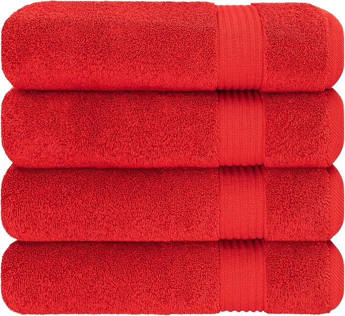 Cotton Paradise 4 Piece Turkish Bath Towels - Image 6
