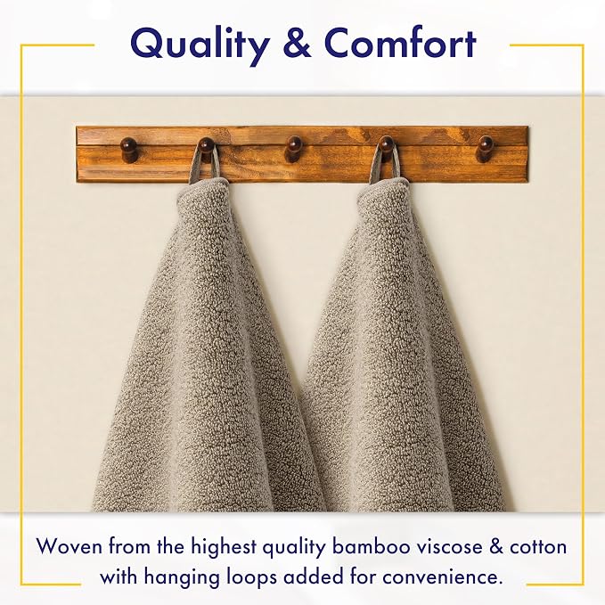 Alusa Home Ultra Soft & Plush Viscose from Bamboo Bath Sheets - Image 4