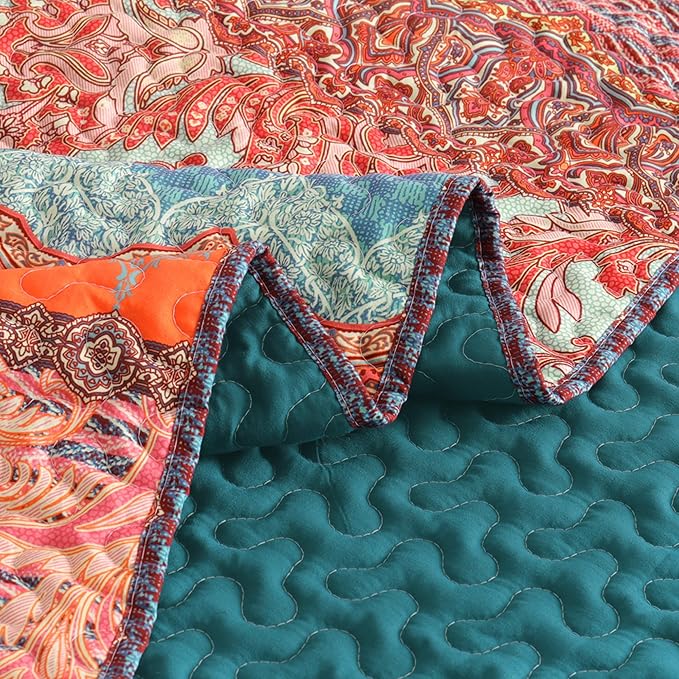 Exclusivo Mezcla 50"x 60" Quilted Throw Blanket- Microfiber Quilt Throw - Image 2
