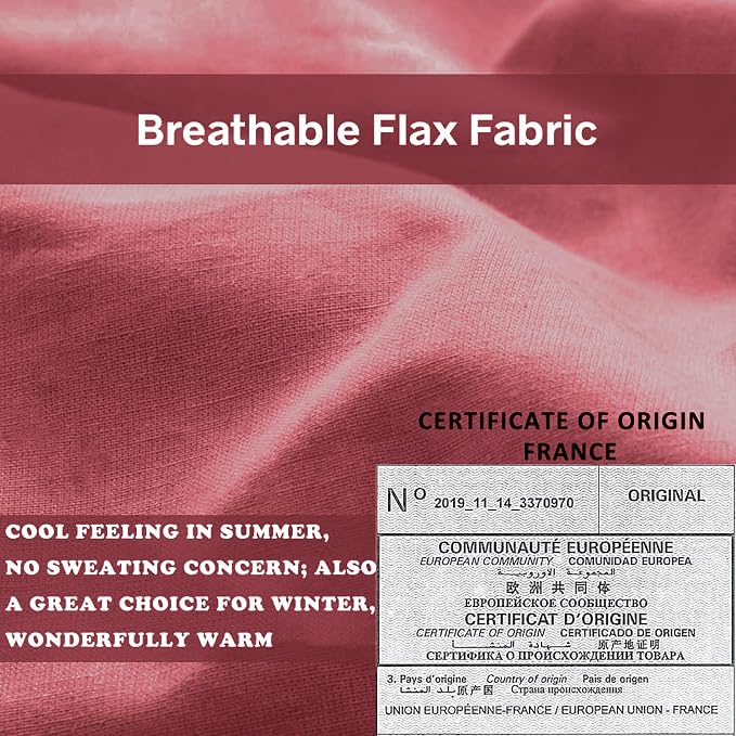 Simple&Opulence 100% French Linen Euro Shams - Image 3
