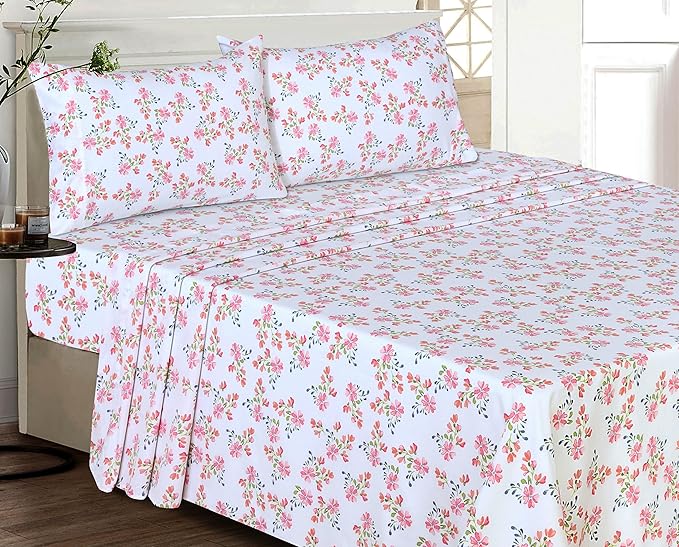 RUVANTI 100% Cotton Sheets – California King Percale Bedding, Cooling & - Image 2
