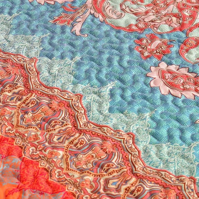 Exclusivo Mezcla 50"x 60" Quilted Throw Blanket- Microfiber Quilt Throw - Image 5