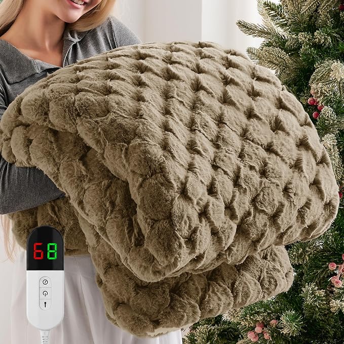 Homemate Electric Heated Throw Blanket by Homemate