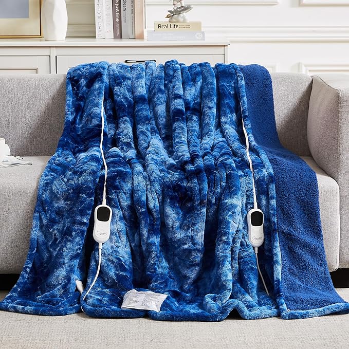 Homemate Electric Heated Blanket Queen Size by Homemate