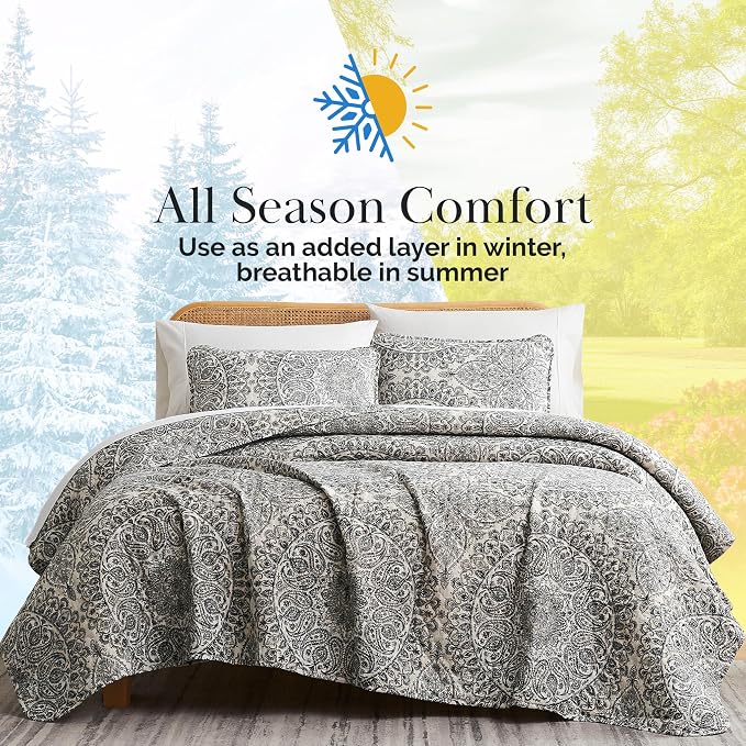 Southshore Fine Living, Inc. Ashanti Collection Oversized Quilt Twin Bedding - Image 9