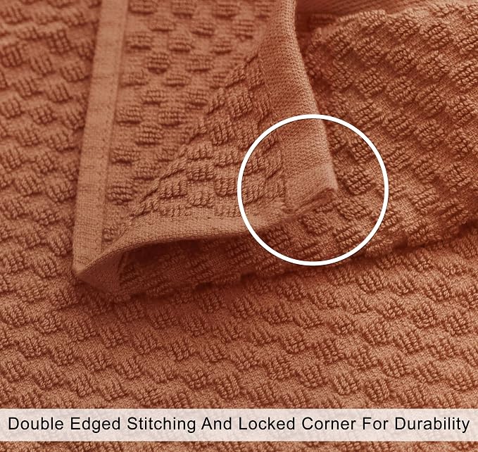 COTTON CRAFT Hooded Bath Towel – 2 Pack Oversized 35x70 Waffle Weave Towel - Image 5