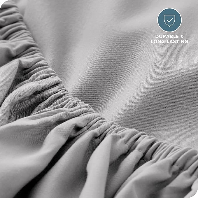 Bare Home Fitted Bottom Sheet Twin Size - Image 5
