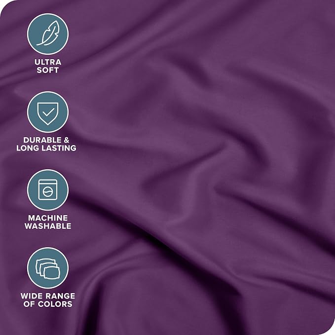 Bare Home 2-Pack Fitted Bottom Sheets Twin - Image 2