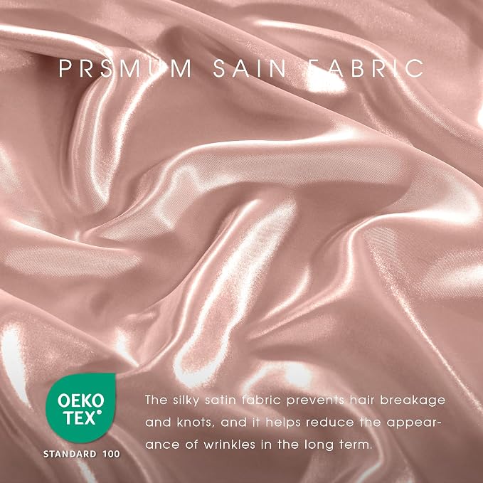 FreshCulture Satin Sheets Twin XL Bed Set - Image 5