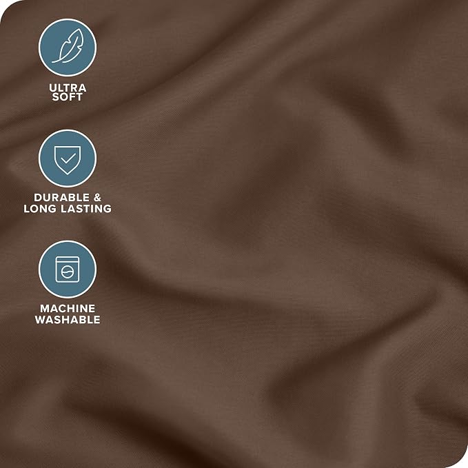 Bare Home Microfiber 4 Pack Standard/Queen Pillowcases - Image 4