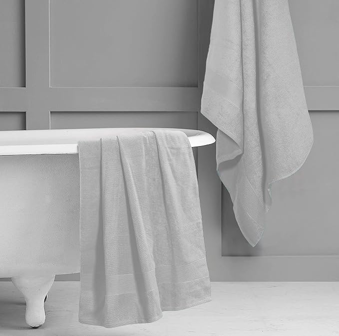 Belizzi Home Premium Cotton Oversized 2 Pack Bath Sheet 35x70-100% Pure Cotton - Image 4