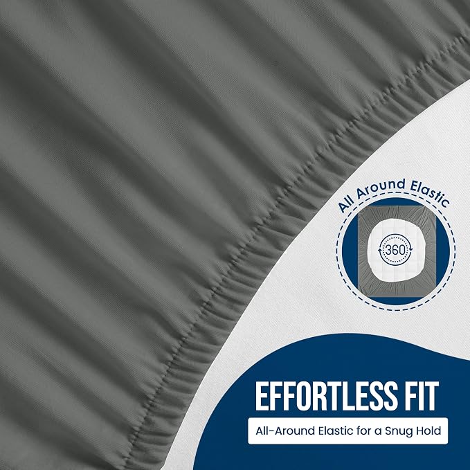Twin XL Size Mattress Protector Waterproof, Premium 200 GSM Terry Mattress Cover - Image 4