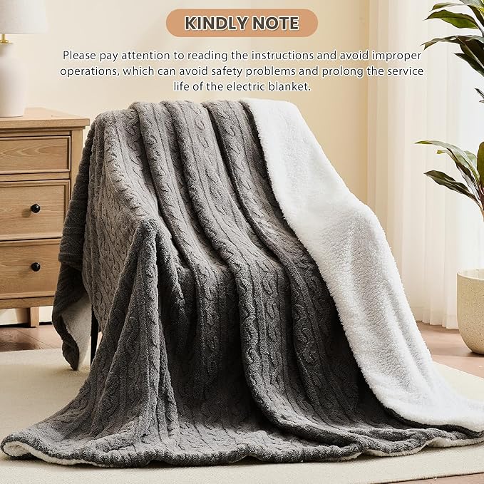 Homemate Electric Heated Blanket Queen - Image 7