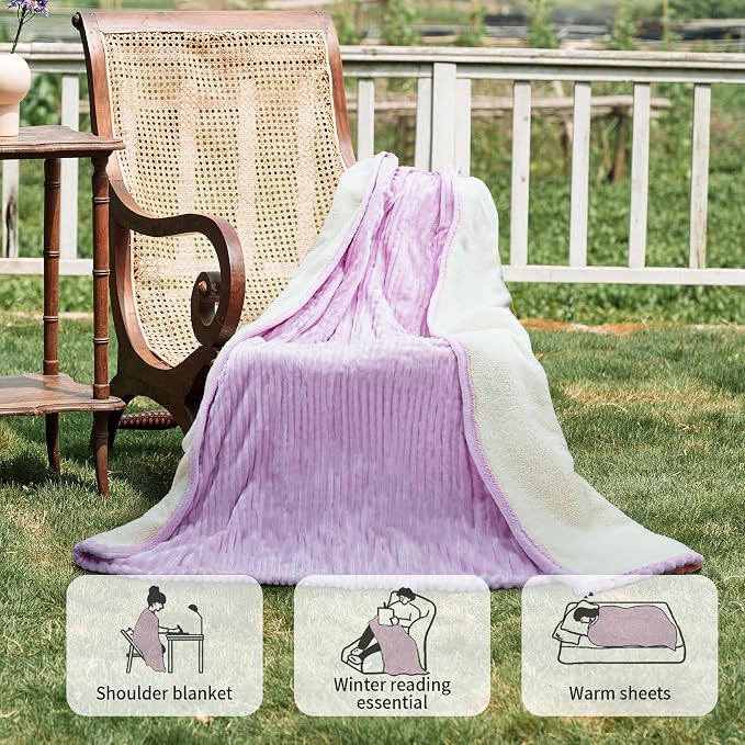 Texciting Heated Blanket Electric Blanket Throw 50”X60”-Heating Throw - Image 4