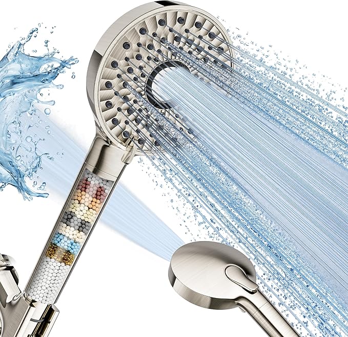 Magichome Shower Head with Handheld, High Pressure 10-Spd Detachable Chrome by Magichome