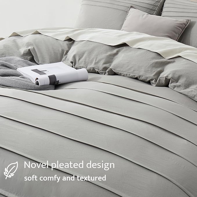 Oli Anderson Light Grey Duvet Cover King Size - Image 3