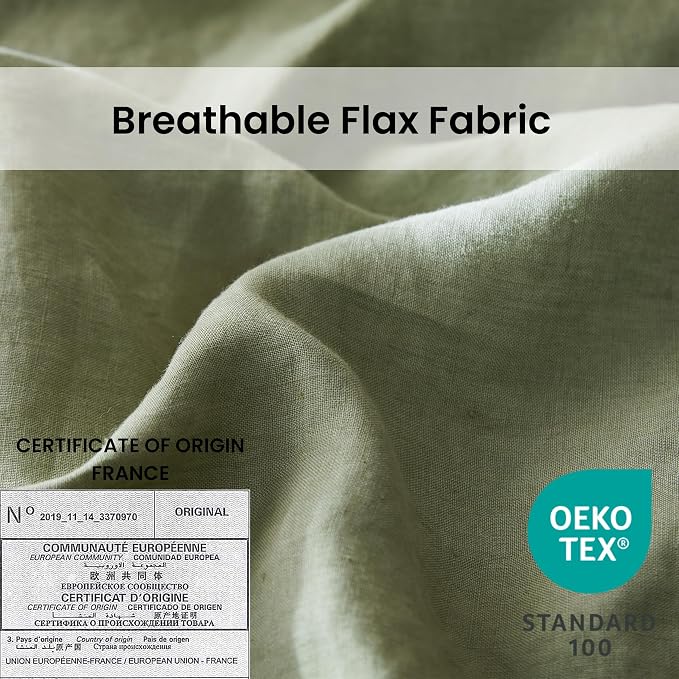 Simple&Opulence 100% Linen Duvet Cover Set - Image 2