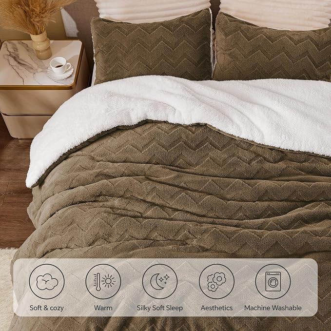 BEDELITE Fluffy Twin Comforter Set - Image 6