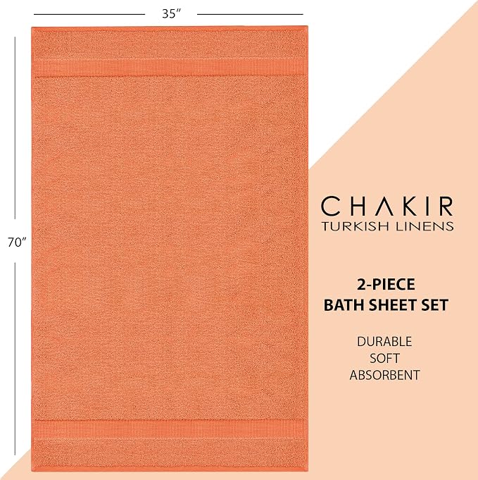 Chakir Turkish Linens, 100% Cotton Premium Quality Turkish Bath Sheets - Image 6