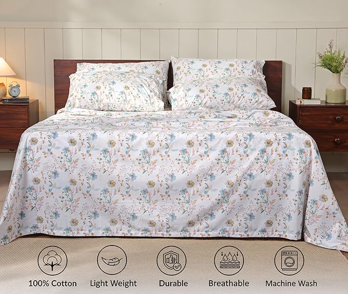 RUVANTI 4 Pcs Cotton Sheets - Image 3