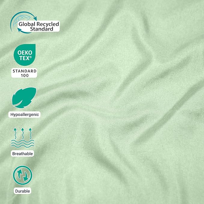 ZPECC Pillow Cases King Size Set of 4, 20x36 Envelope Closure Pillowcases - Image 3
