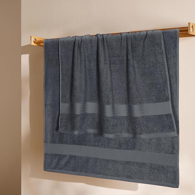 GLAMBURG Premium Cotton 4 Pack Bath Towel Set - Image 3