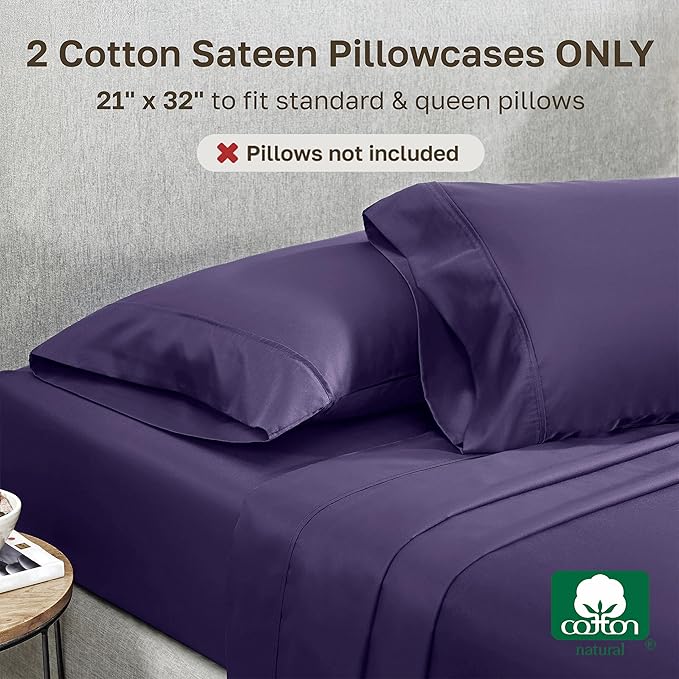 California Design Den Standard Queen Size Pillowcase Set - Image 3